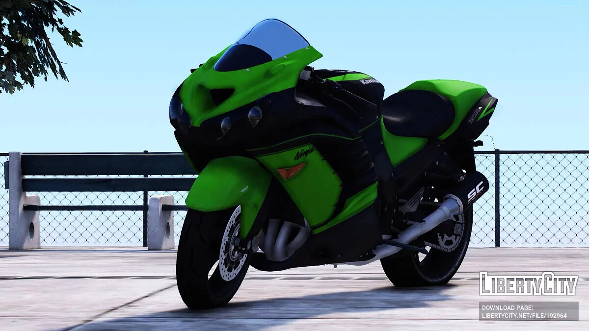 KAWASAKI NINJA ZX14R 2018 v1.0 / GTA 5