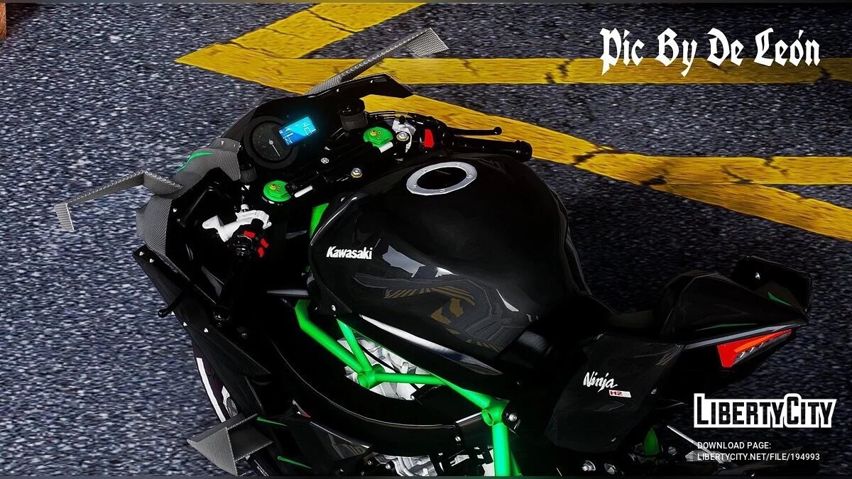 Kawasaki Ninja H2R Customs / GTA 5
