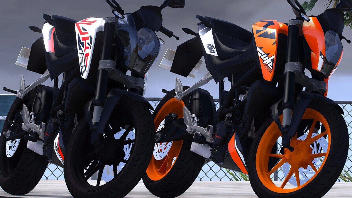 Скачать KTM DUKE 125 / 200 v1.0 для GTA 5