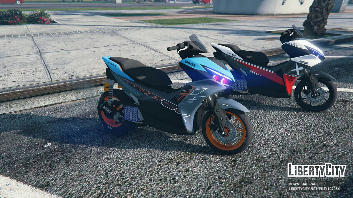 Yamaha Aerox 155 Connected 2023 v1.0 / GTA 5