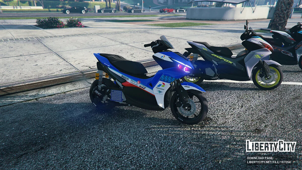 Yamaha Aerox 155 Connected 2023 v1.0 / GTA 5