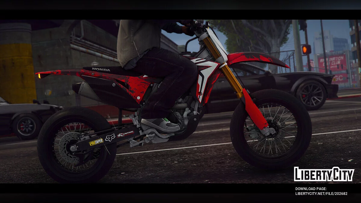 Honda CRF450R 2018 Motard REWORKED v1.0 / GTA 5