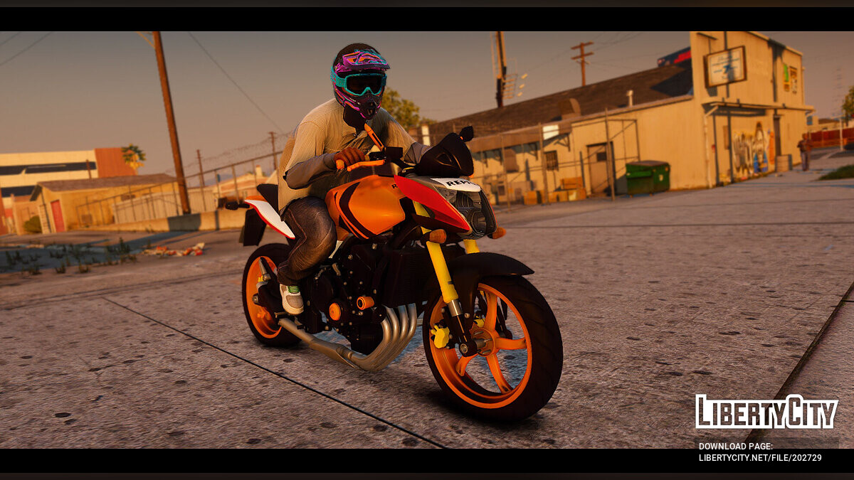 Скачать Honda Hornet Repsol 2010 v1.5 для GTA 5