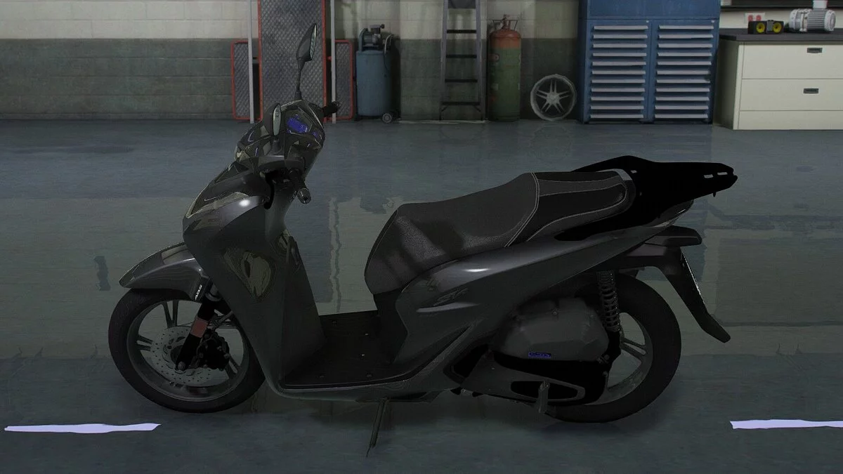 Honda Sh150 Black Details v1.0 / GTA 5
