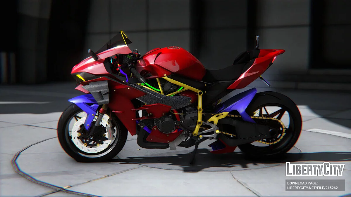 Kawaski Ninja H2 Machino Super Charged Edition / GTA 5
