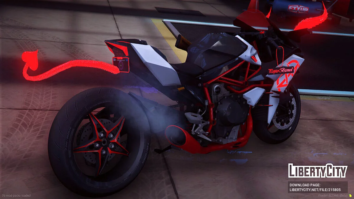 Ninja H2 Firestarter 1.0 / GTA 5