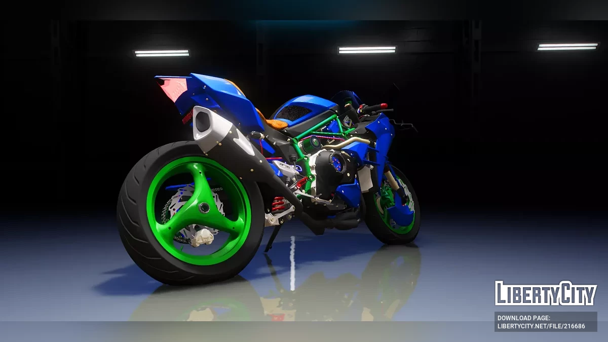 Kawasaki Ninja H2 v1.0 / GTA 5