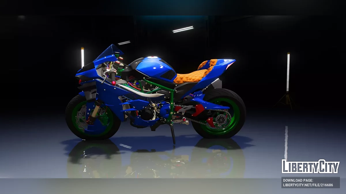 Kawasaki Ninja H2 v1.0 / GTA 5