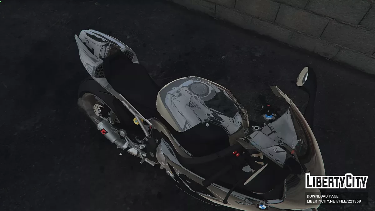 BMW S1000RR Carbon Fiber & Silver v1.0 / GTA 5