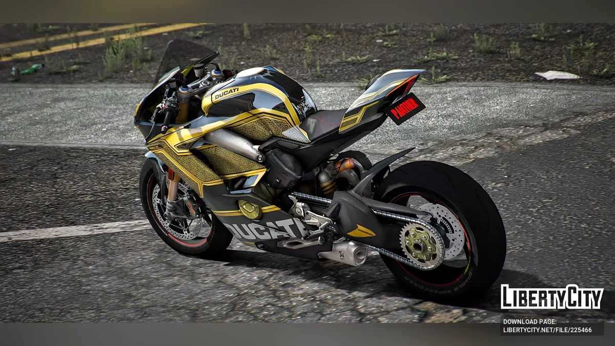 Ducati V4S Black Panther Gold Edition / GTA 5