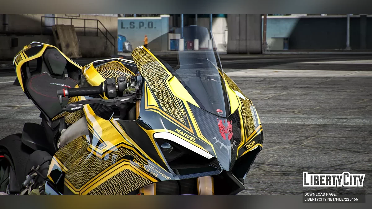 Ducati V4S Black Panther Gold Edition / GTA 5