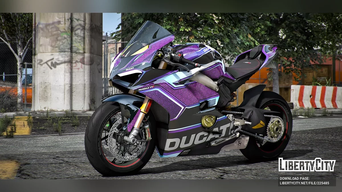 Ducati V4S Black Panther Purple Edition / GTA 5