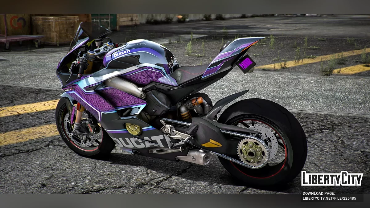Ducati V4S Black Panther Purple Edition / GTA 5