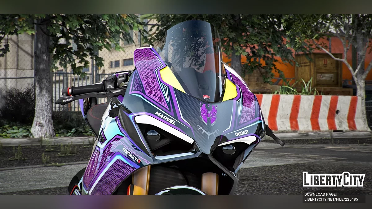 Ducati V4S Black Panther Purple Edition / GTA 5