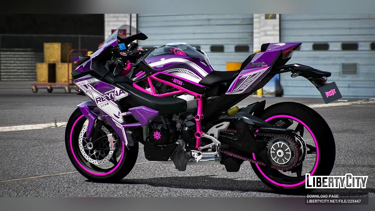 Kawasaki H2R Valorant Reyna / GTA 5
