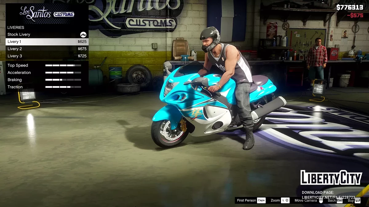 Suzuki Hayabusa GSX1300 2015 / GTA 5