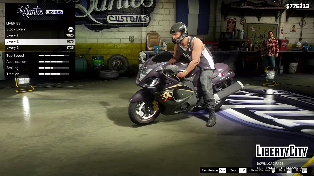 Suzuki Hayabusa GSX1300 2015 / GTA 5