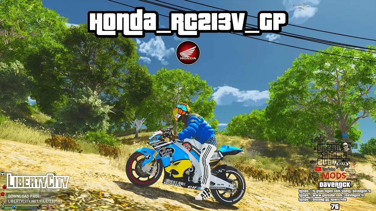 Honda RC213V GP v1.0 / GTA 5