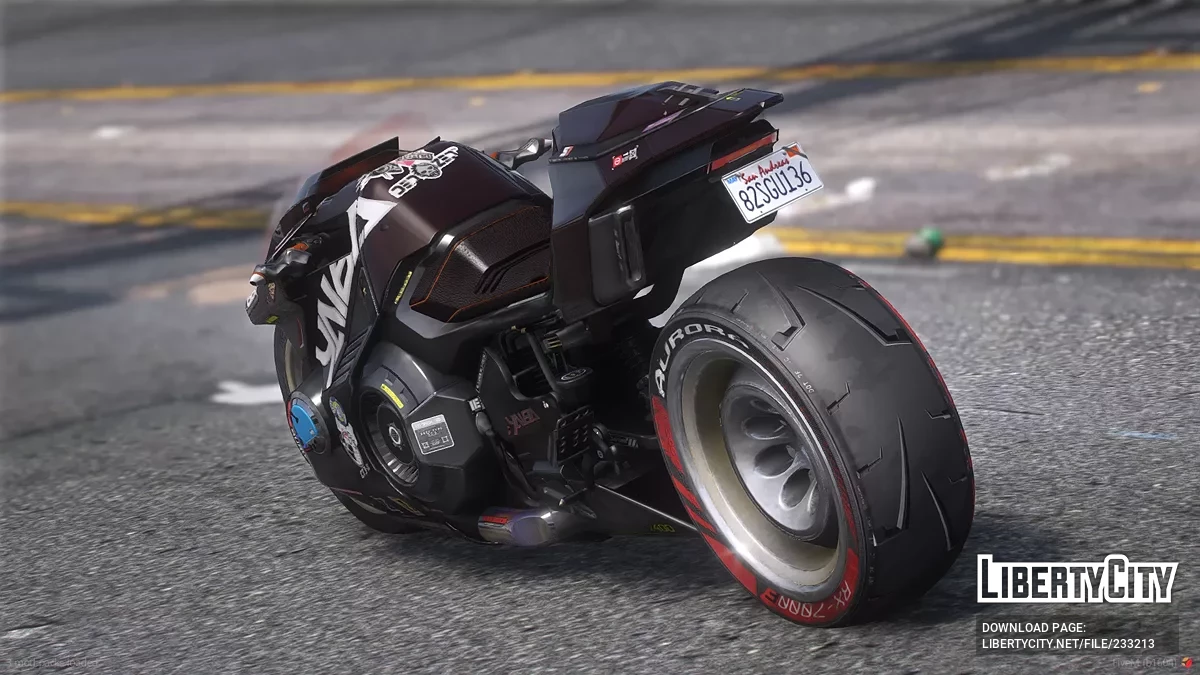 Yaiba CT 3X Cyberpunk Bike / GTA 5