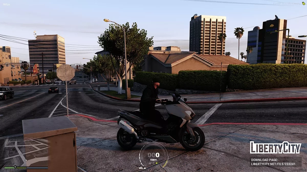 Yamaha Tmax DX 2017 YaYaFactorY Edition v1.0 / GTA 5