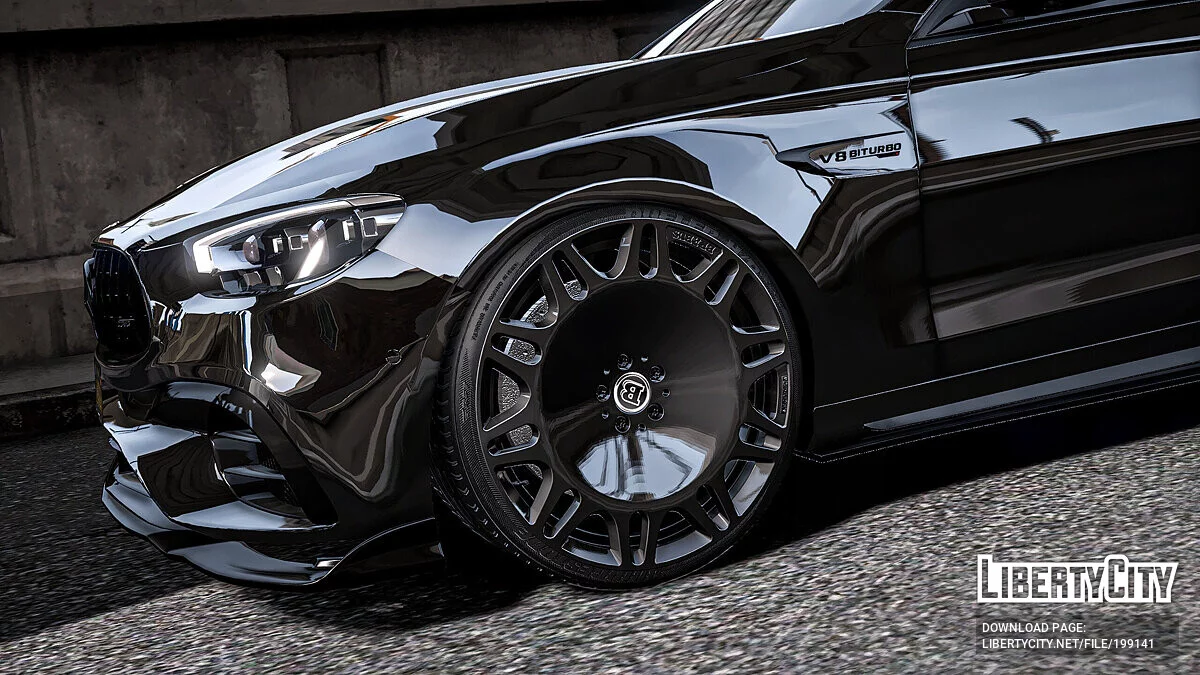 Brabus Monoblock M R22 Forged + Monoblock Y Wheel [Replace] 1.0 / GTA 5