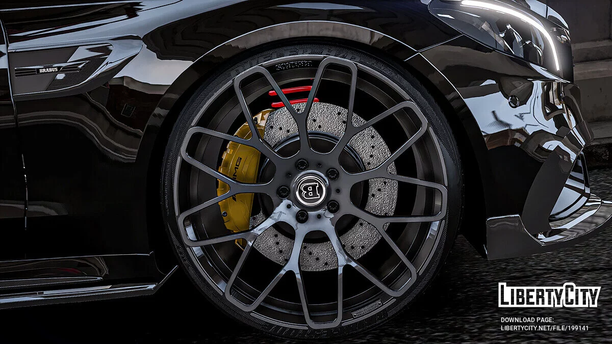 Brabus Monoblock M R22 Forged + Monoblock Y Wheel [Replace] 1.0 / GTA 5