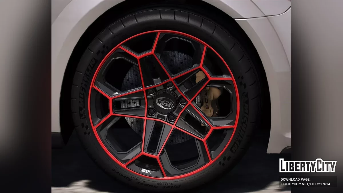Wheel Techart Daytona 2 (Included 5 versions) / GTA 5