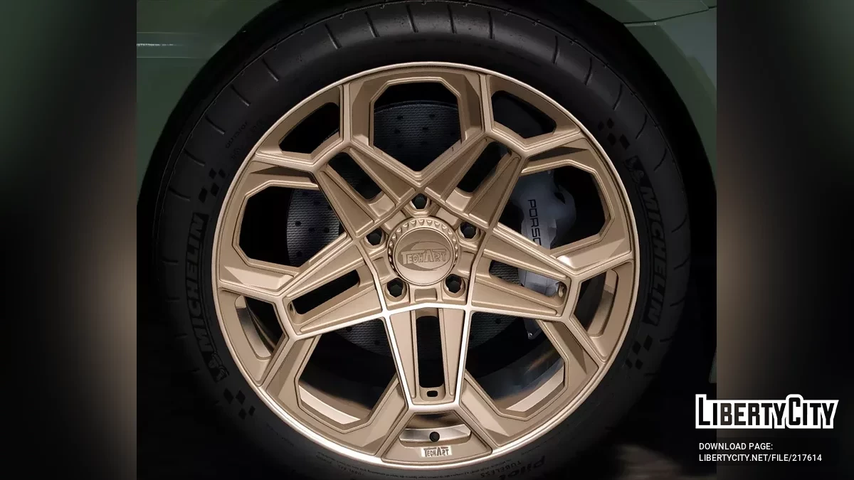 Wheel Techart Daytona 2 (Included 5 versions) / GTA 5