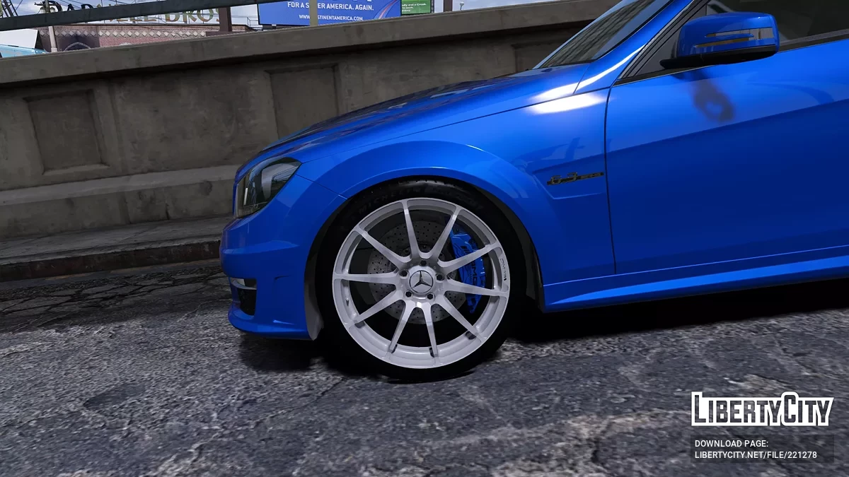 Wheel Mercedes-benz C63 AMG Blackseries 2013 v1.0 / GTA 5