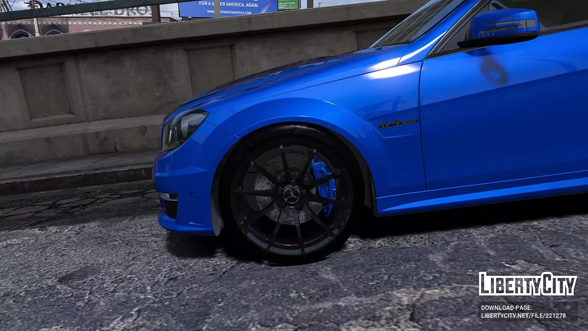 Wheel Mercedes-benz C63 AMG Blackseries 2013 v1.0 / GTA 5