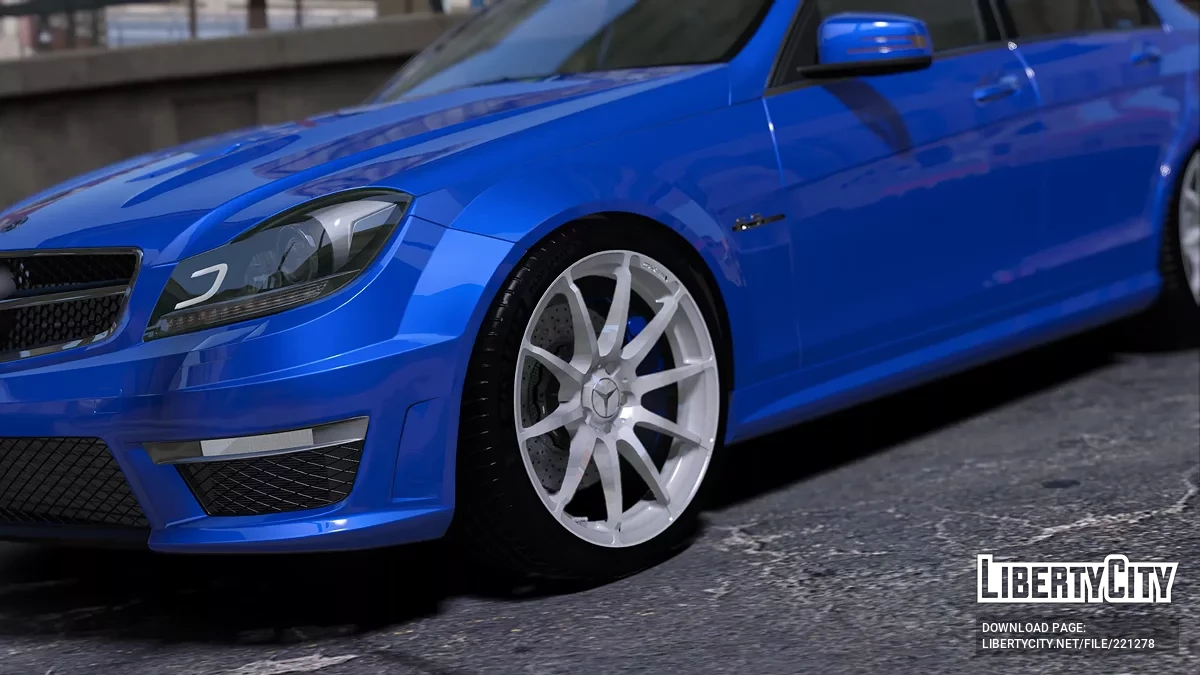 Wheel Mercedes-benz C63 AMG Blackseries 2013 v1.0 / GTA 5