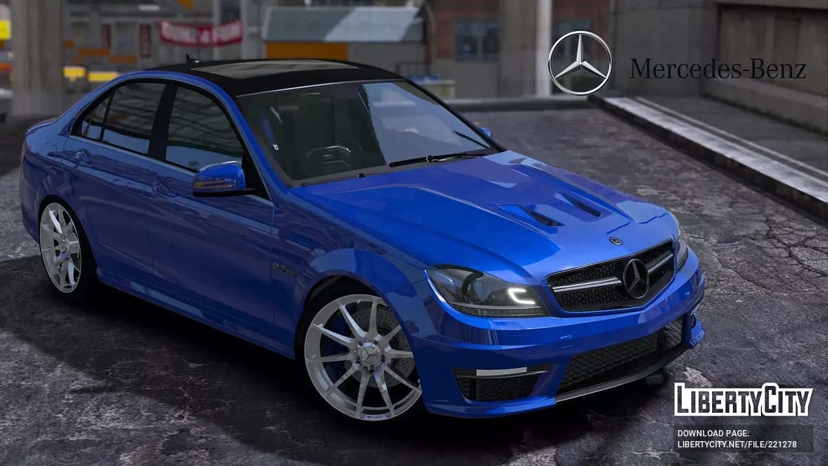 Wheel Mercedes-benz C63 AMG Blackseries 2013 v1.0 / GTA 5