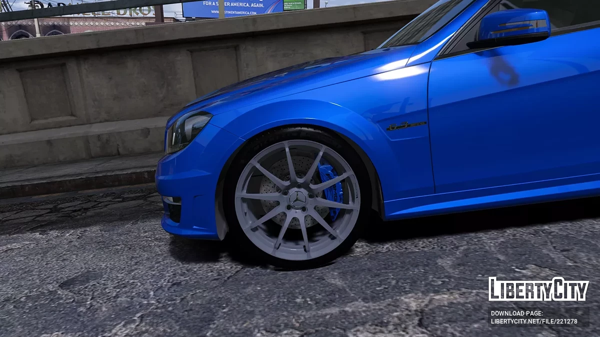 Wheel Mercedes-benz C63 AMG Blackseries 2013 v1.0 / GTA 5