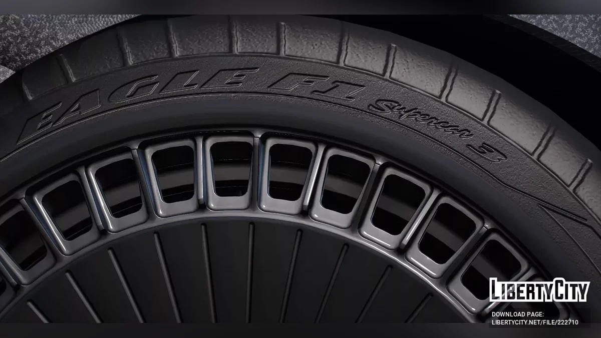 Wheel Govad G800 Aristokrat + Goodyear Eagle F1 SuperCar-3 v1 / GTA 5