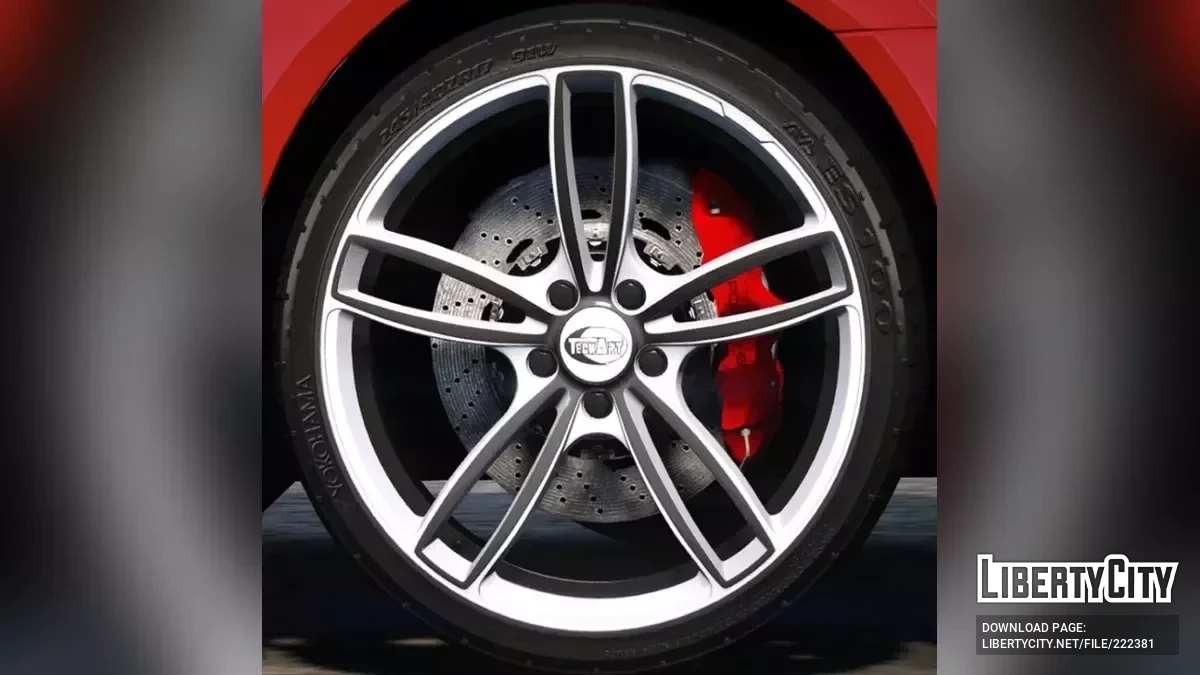Wheel Techart Formula IV + Yokohama AVS ES100 / GTA 5