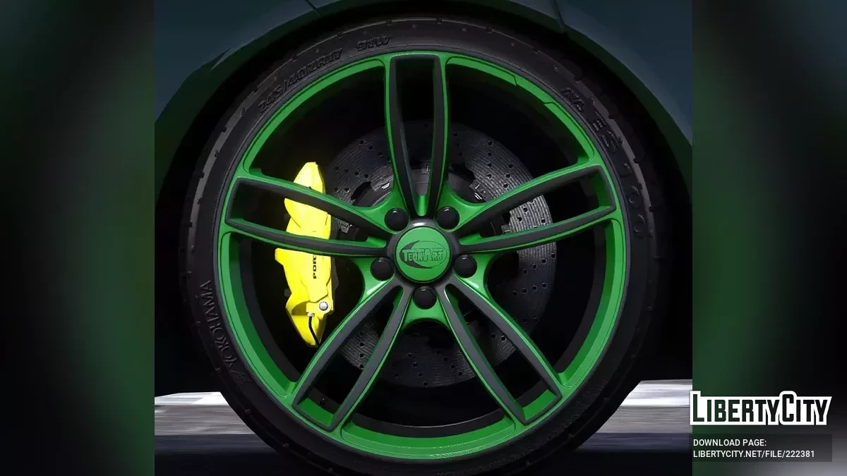 Wheel Techart Formula IV + Yokohama AVS ES100 / GTA 5