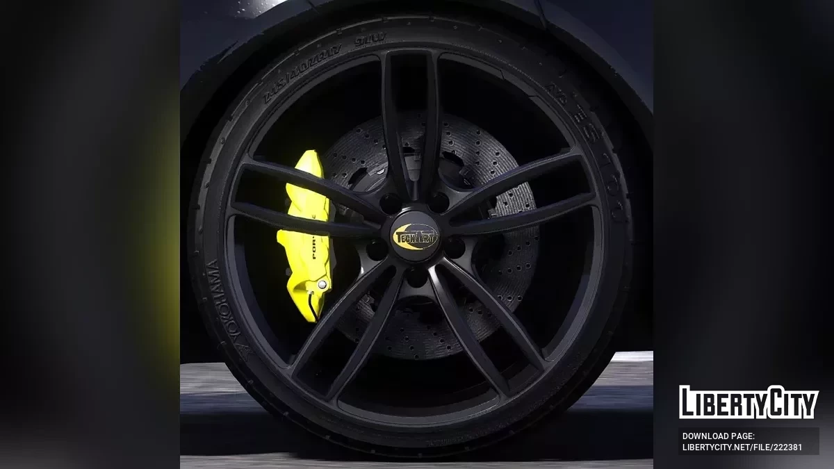 Wheel Techart Formula IV + Yokohama AVS ES100 / GTA 5