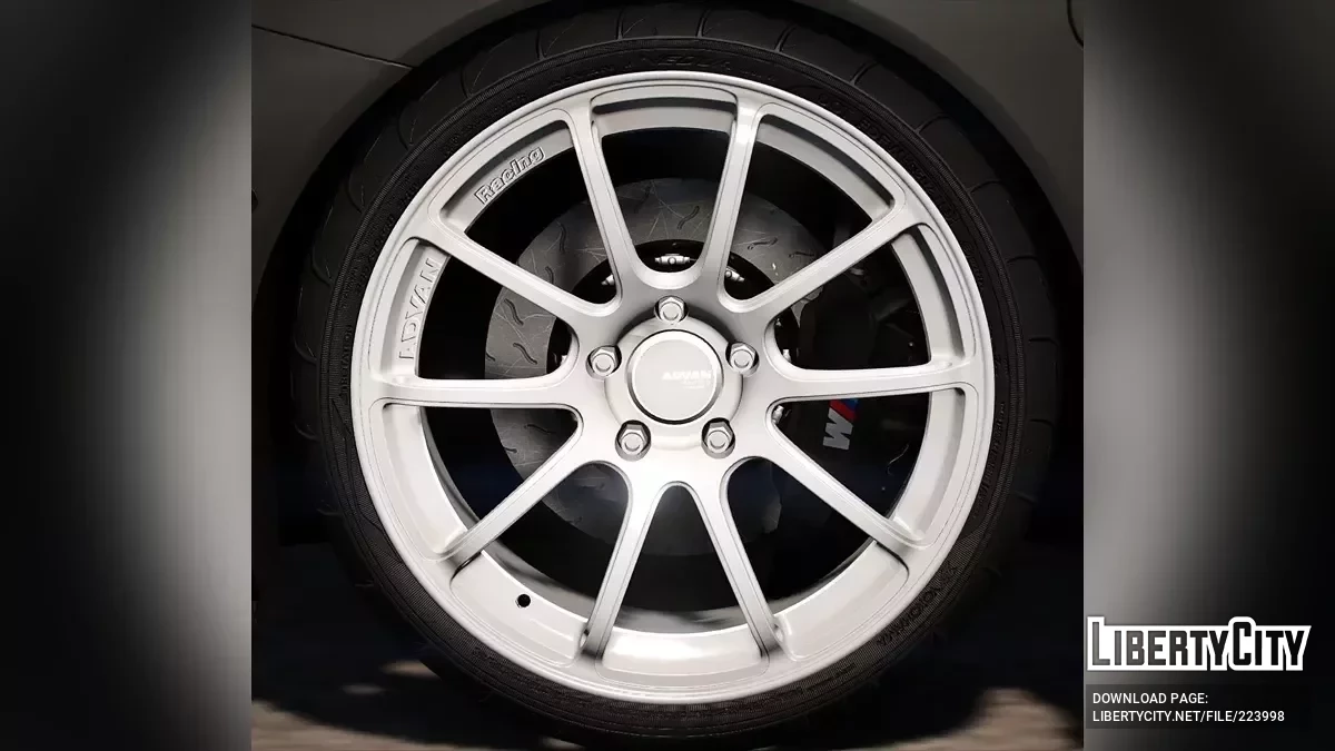 Wheel Advan Racing RZ 11 + Yokohama Advan Neova AD08R v1 / GTA 5