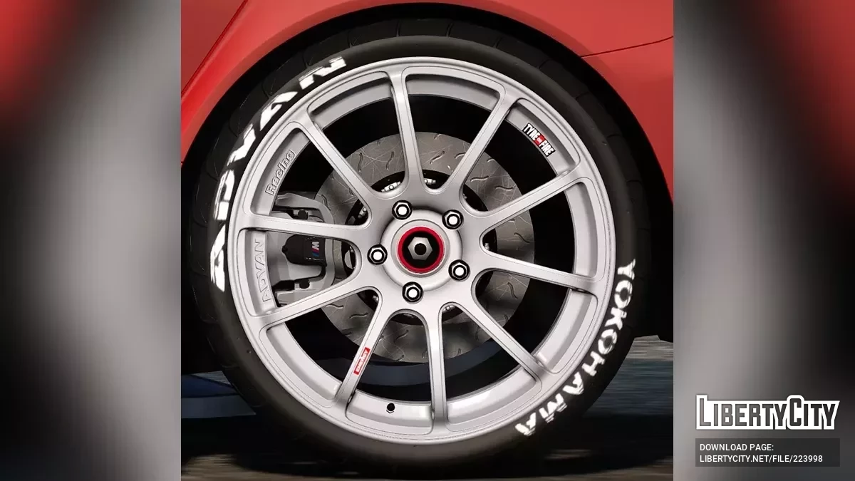 Wheel Advan Racing RZ 11 + Yokohama Advan Neova AD08R v1 / GTA 5