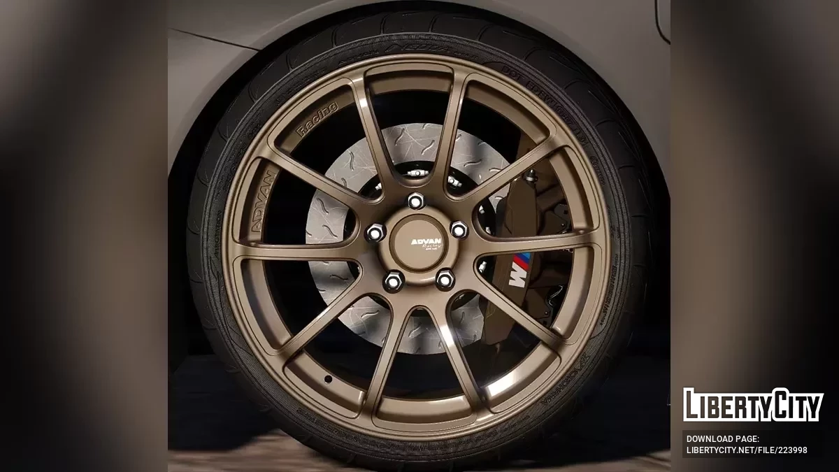 Wheel Advan Racing RZ 11 + Yokohama Advan Neova AD08R v1 / GTA 5