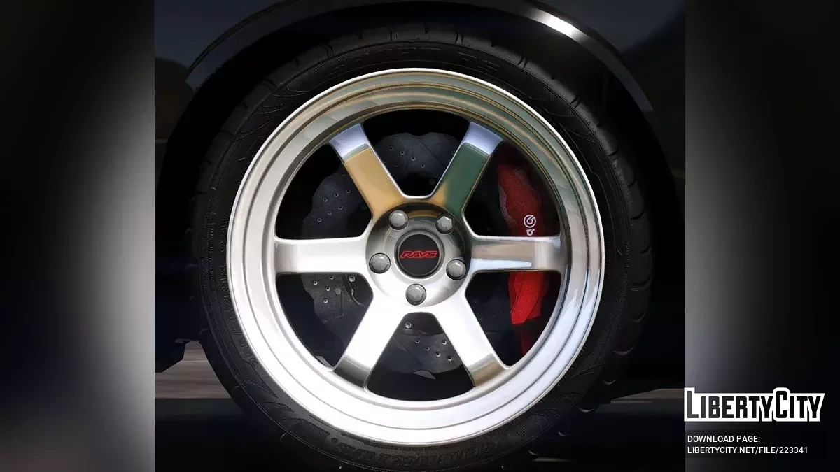 Wheel Rays Volk Racing TE37V + Goodride Sport RS / GTA 5
