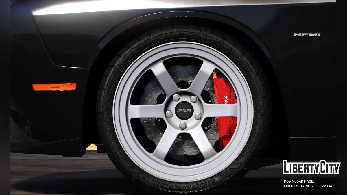 Wheel Rays Volk Racing TE37V + Goodride Sport RS / GTA 5