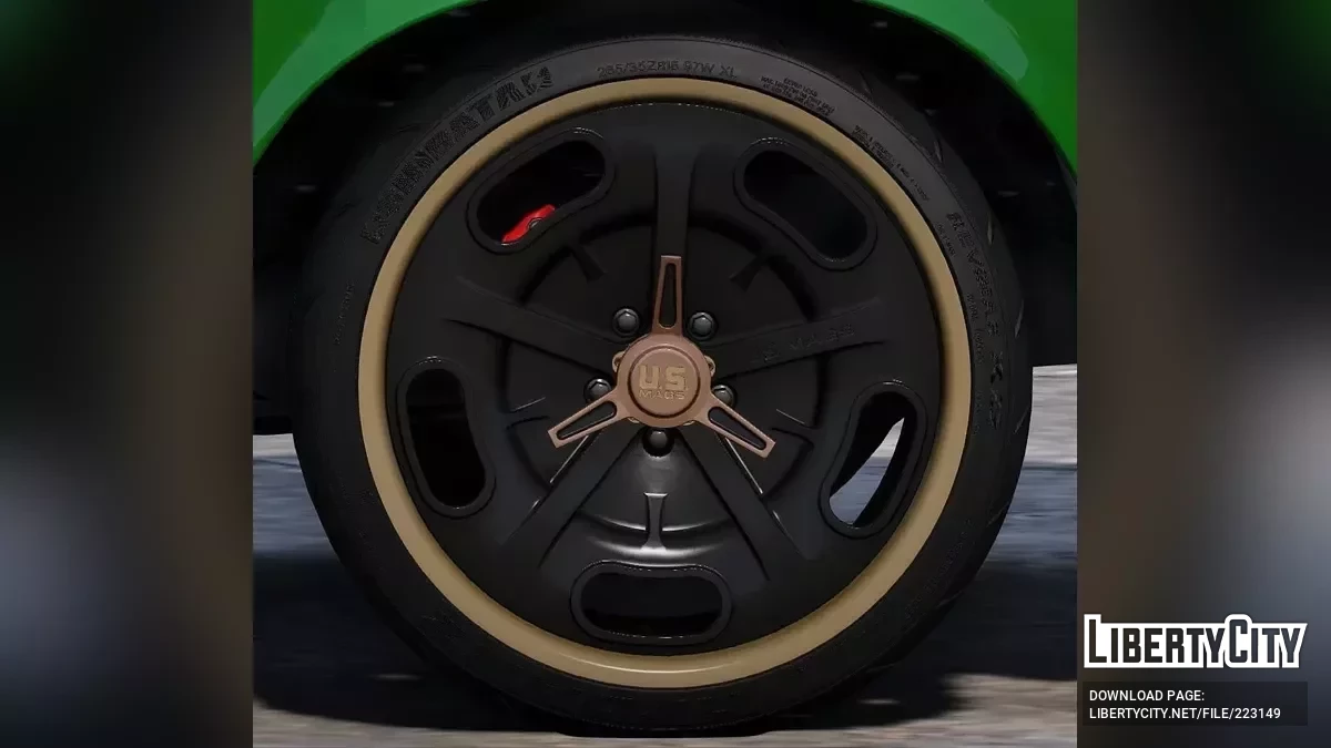 Wheel US Mags Bonneville + Shibata Rydanz Revimax R23 v1 / GTA 5