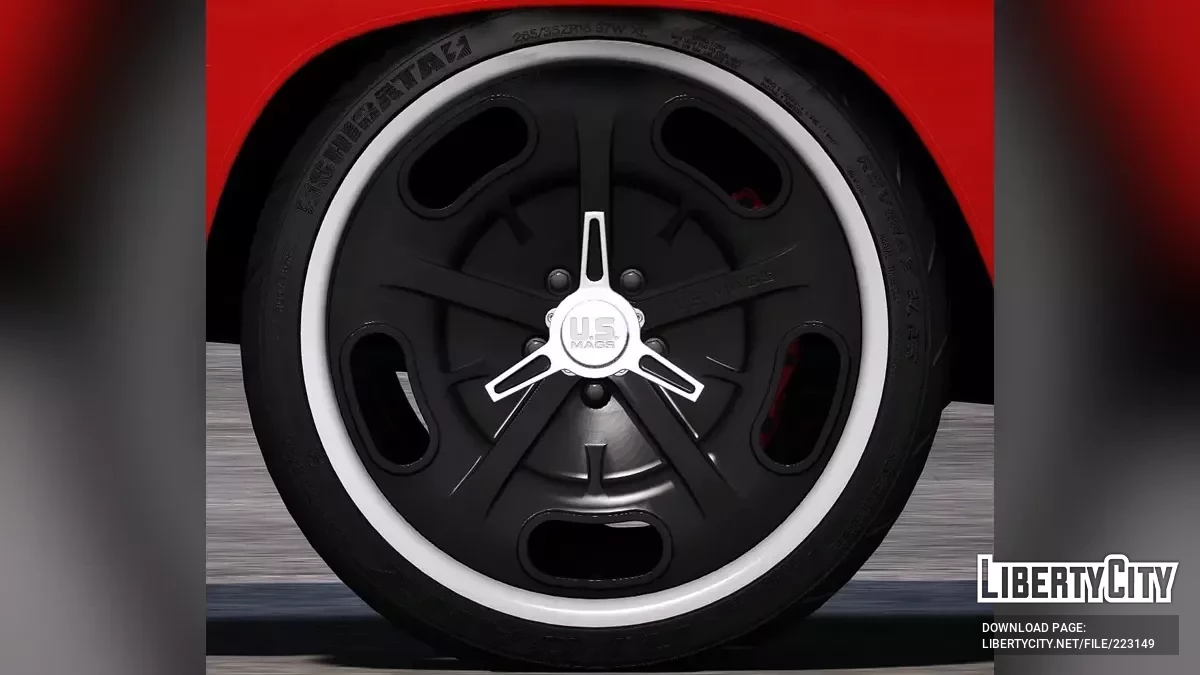Wheel US Mags Bonneville + Shibata Rydanz Revimax R23 v1 / GTA 5