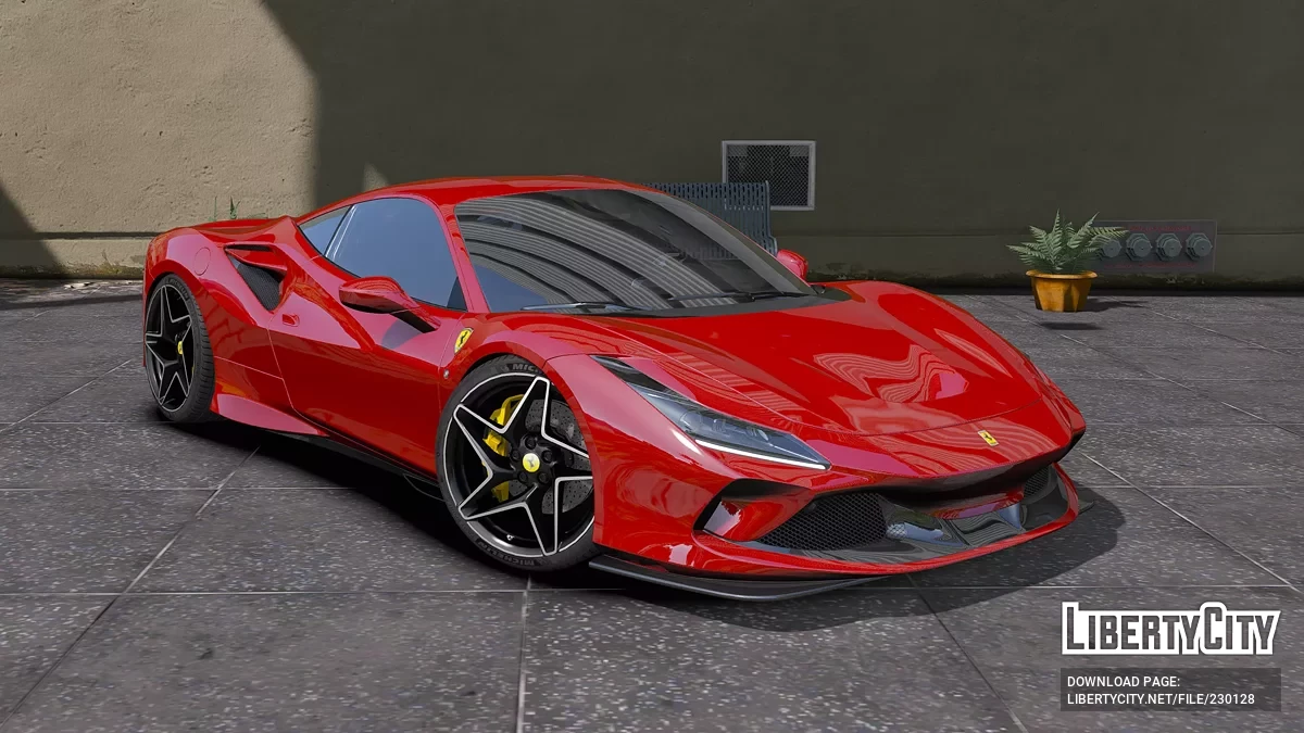 Колеса Ferrari F8 Tributo 2023 Michelin / GTA 5