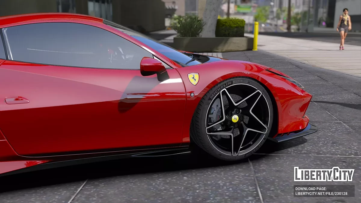 Колеса Ferrari F8 Tributo 2023 Michelin / GTA 5