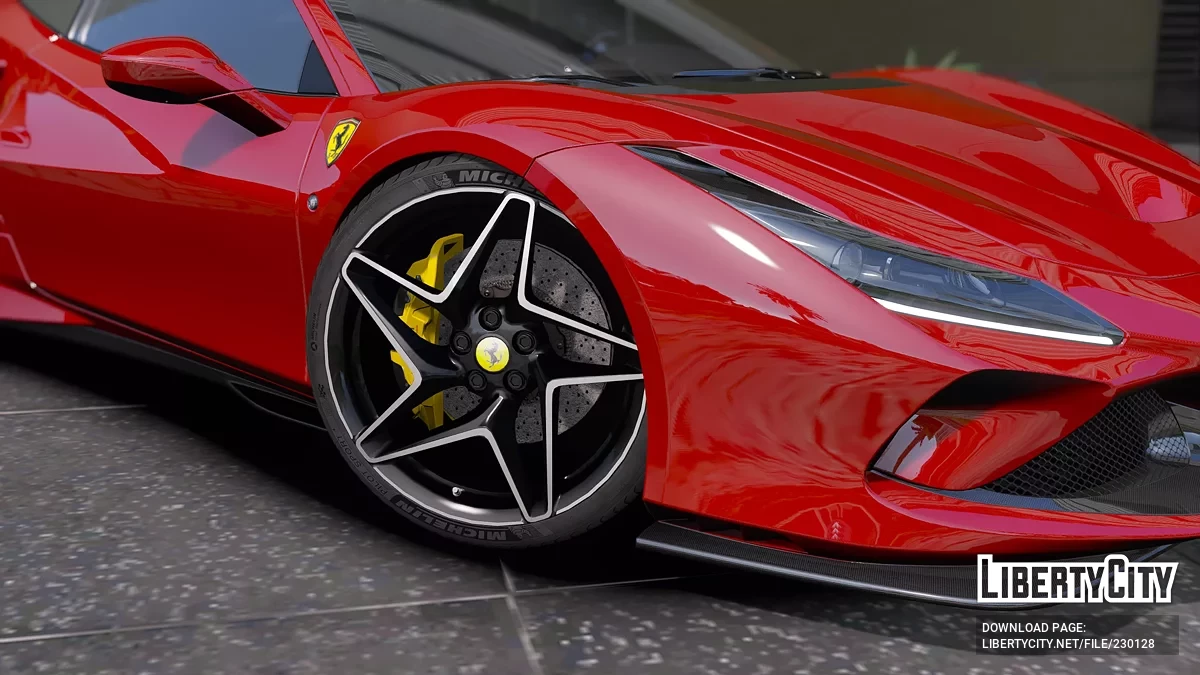 Колеса Ferrari F8 Tributo 2023 Michelin / GTA 5
