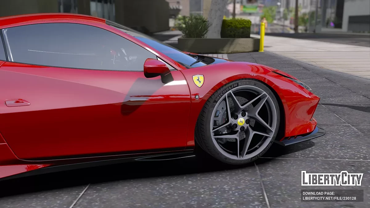 Колеса Ferrari F8 Tributo 2023 Michelin / GTA 5
