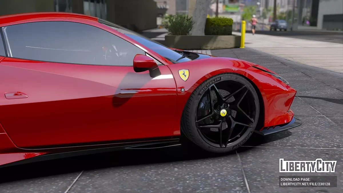 Колеса Ferrari F8 Tributo 2023 Michelin / GTA 5