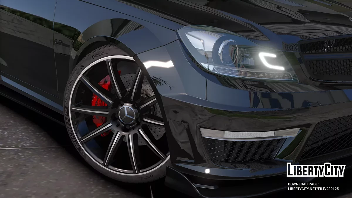 Колеса Mercedes-Benz C63 AMG 2012 M2 Michelin / GTA 5